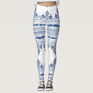Leggings Leggins de bleu de Bohem