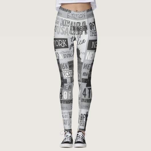 Leggings Leggins de New York City Etats-Unis (Devant)