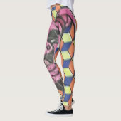 Leggings Leggins de PORC (par conception de ville de TI) (Gauche)
