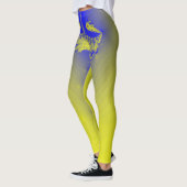 Leggings Leggins de style révolutionnaire jaune (Gauche)