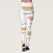 Leggings Leggins d'écorché de hot-dog (Dos)