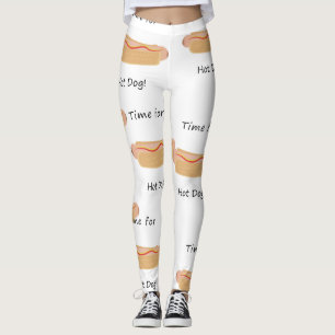 Leggings Leggins d'écorché de hot-dog