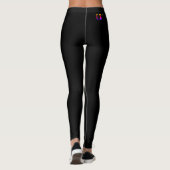 Leggings Leggins des jambes de fleurs (Dos)