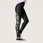 Leggings Leggins des jambes de fleurs (Droite)