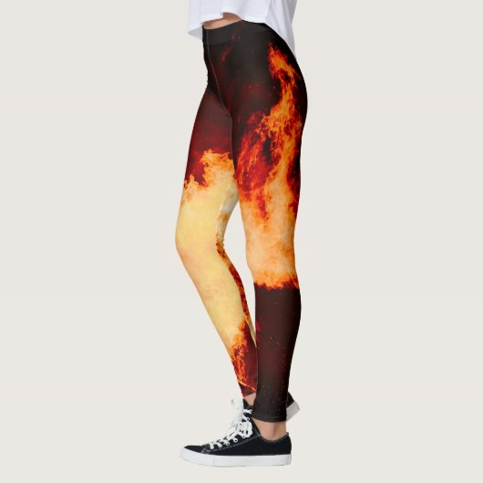 Leggings Leggins du feu de volcan chauds ! (Gauche)