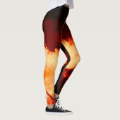 Leggings Leggins du feu de volcan chauds ! (Droite)