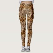 Leggings Leggins énervés de guépard (Devant)