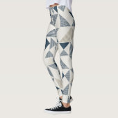 Leggings leggins femme figures géométriques triangulaires (Gauche)
