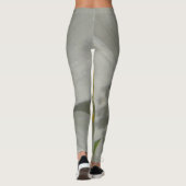 Leggings Leggins fleurs blanches et jaunes (Dos)