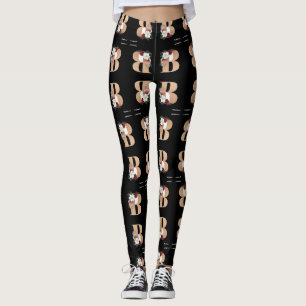 Leggings Leggins Gold Bow