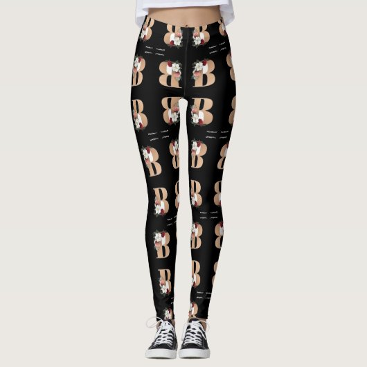 Leggings Leggins Gold Bow (Devant)