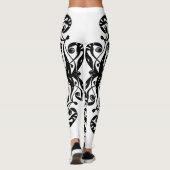 Leggings Leggins noirs et blancs (Dos)