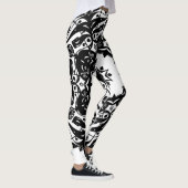 Leggings Leggins noirs et blancs (Droite)
