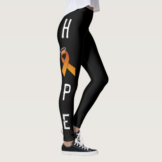Leggings LEGGINS ORANGES d'ESPOIR de RUBAN par OASOTA (Droite)