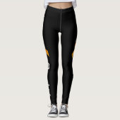 Leggings LEGGINS ORANGES d'ESPOIR de RUBAN par OASOTA (Devant)