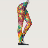 Leggings leggins psychédéliques (Droite)