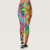 Leggings leggins psychédéliques (Dos)