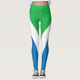 Leggings Leggins végétaliens de drapeau