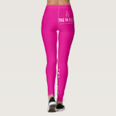 Leggings Leggins(Vif rose) (Dos)