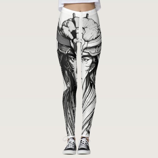 Leggings "Leggy Extravaganza : une merveille de dessin anim (Devant)