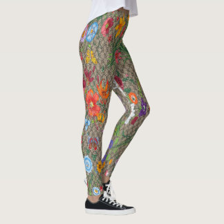 Leggings Legings Floral Tropical Fashion design