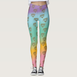 Leggings Legs arc-en-ciel de la poupée Diamond