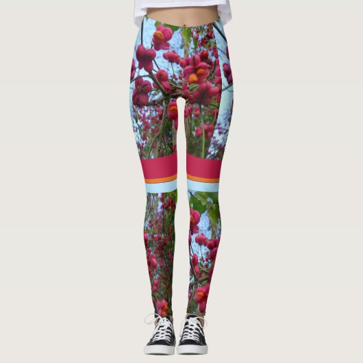 Leggings Legs Casquette écarlate (Devant)