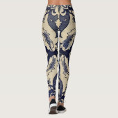 Leggings Legs d'art corporel de Indigo Tattoo Faux (Dos)