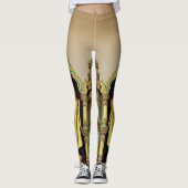 Leggings Legs de bouddha d'or (Devant)