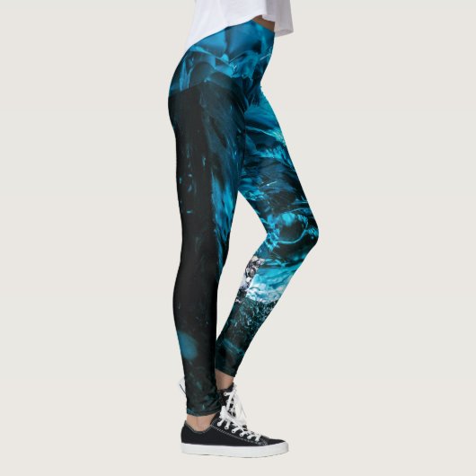Leggings Legs de glace bleue (Droite)