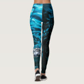 Leggings Legs de glace bleue (Dos)