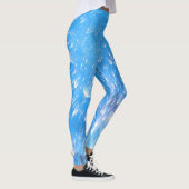 Leggings Legs d'entraînement sportif bleu moderne (Droite)