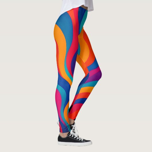 Leggings Legs d'onde couleur dynamique (Droite)