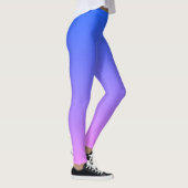 Leggings Legs Monogrammes Ombre Bleu et Violet (Droite)