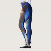 LEGGINGS LÉGUMES BLEUS AVEC POISSON JAPONAIS (Gauche)