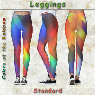 Leggings LÉGUMES - Couleurs de l'arc-en-ciel