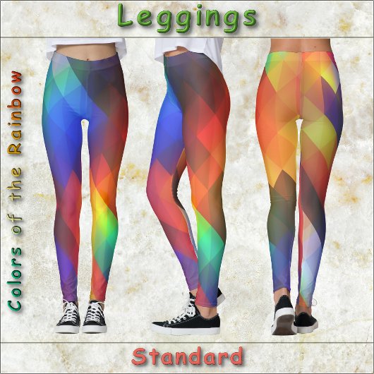 Leggings LÉGUMES - Couleurs de l'arc-en-ciel