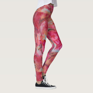 LEGGINGS LÉGUMES FLORALES DE L'ARTISTE PAULA REILLY.