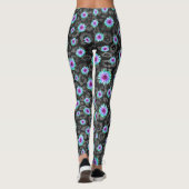 LEGGINGS LÉGUMES FLORAUX SOMBRES (Dos)