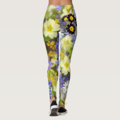 Leggings LÉGUMES - "Jardin Fleur" - Design Floral (Dos)