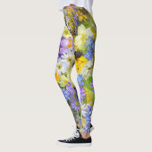 Leggings LÉGUMES - "Jardin Fleur" - Design Floral (Gauche)