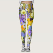 Leggings LÉGUMES - "Jardin Fleur" - Design Floral (Devant)