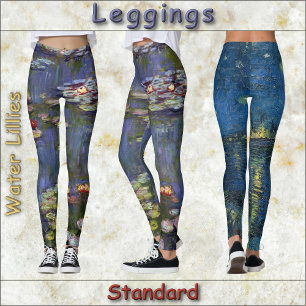 Leggings LÉGUMES - "Lillies d'eau" - Claude Monet
