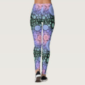 Leggings LÉGUMES - Problème de bulle - Conception abstraite (Dos)