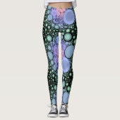 Leggings LÉGUMES - Problème de bulle - Conception abstraite (Devant)