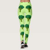 Leggings Légumes verts de Brocoli Légumes sains à manger (Dos)