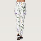 Leggings légumineuse à fleurs (Dos)