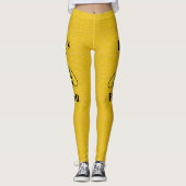 Leggings Légumineuses à boutons d'abeille (Devant)