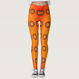 Leggings Légumineuses à broderie africaines