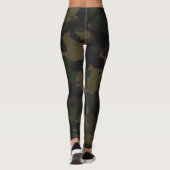 Leggings Légumineuses à camouflage foncé (Dos)